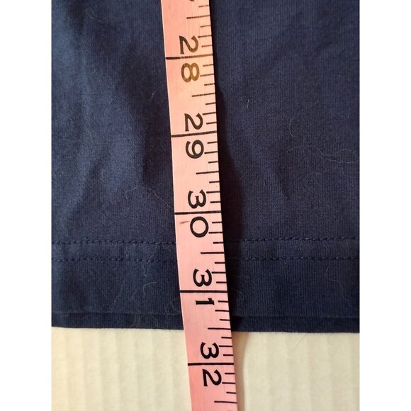 Mix & Max Woman Plus Size 26W 28W Nautical Embroidered T-Shirt Navy Coastal - Picture 6 of 10